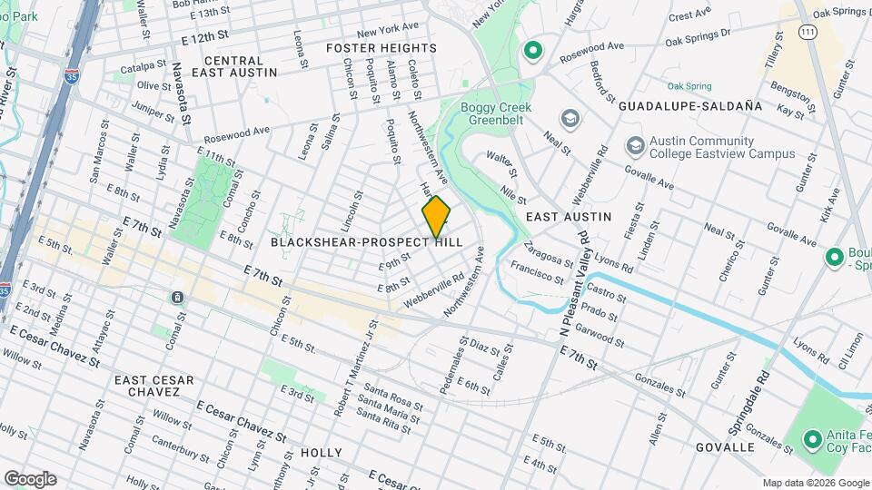 2405 E 9th St Map and Location Details