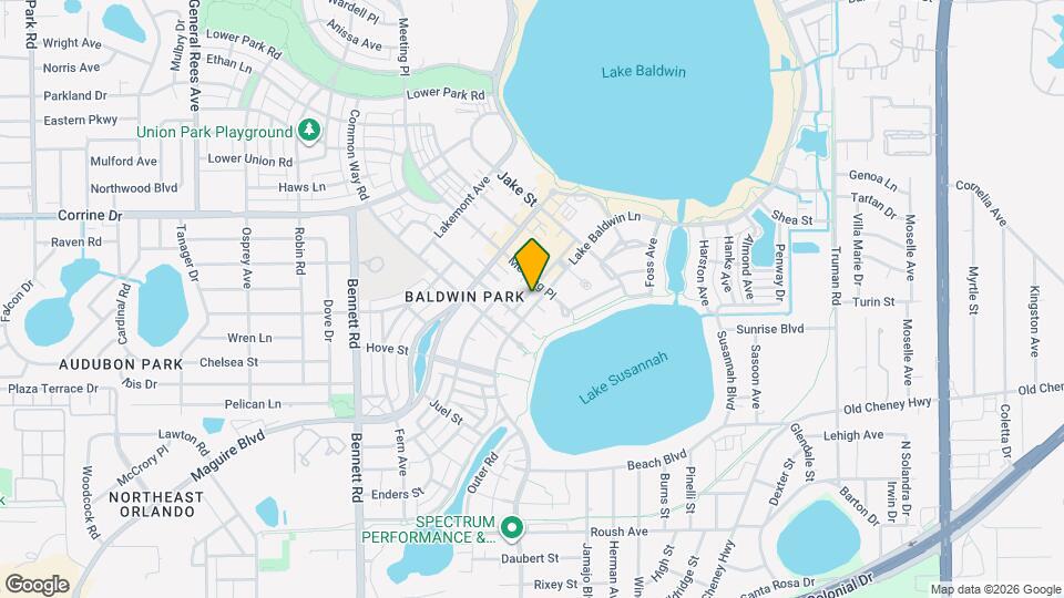 1352 Lake Baldwin Ln Map and Location Details