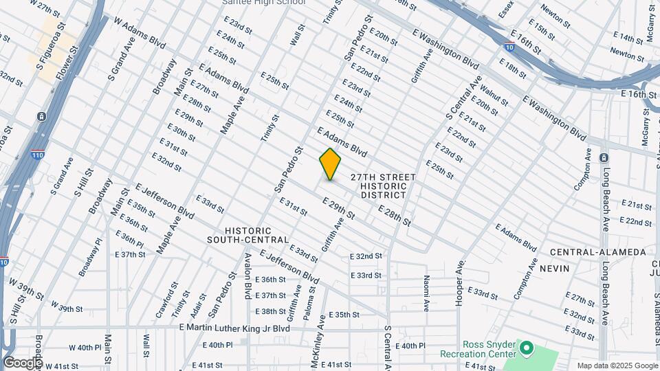 812 E 28th St Mapa y Detalles de la Ubicación