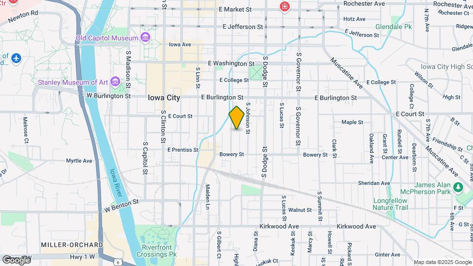 436 S Van Buren St Mapa y Detalles de la Ubicación