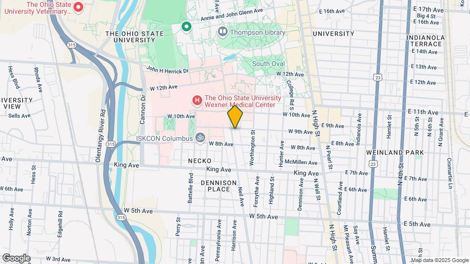 1544-1546 Neil Ave Mapa y Detalles de la Ubicación