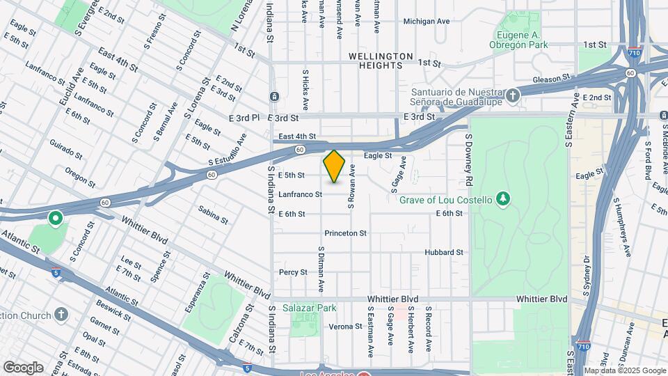 3725 Lanfranco St Mapa y Detalles de la Ubicación