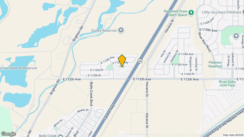 11250 Florence St, Unit 31D Map and Location Details