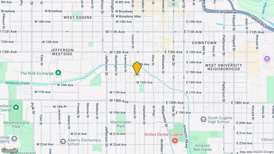 1545 Lincoln St Map and Location Details