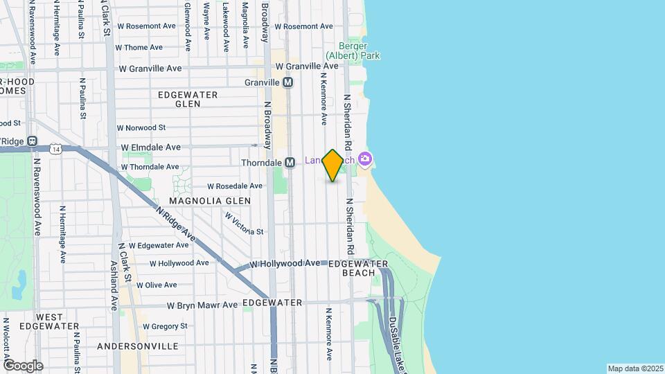 5857 N Kenmore Ave Mapa y Detalles de la Ubicación