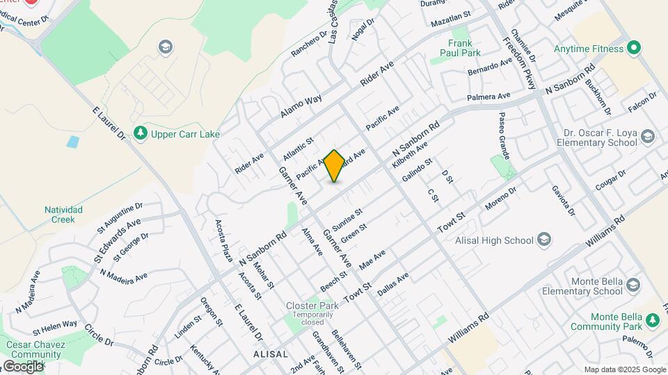 1055 N Sanborn Rd Map and Location Details