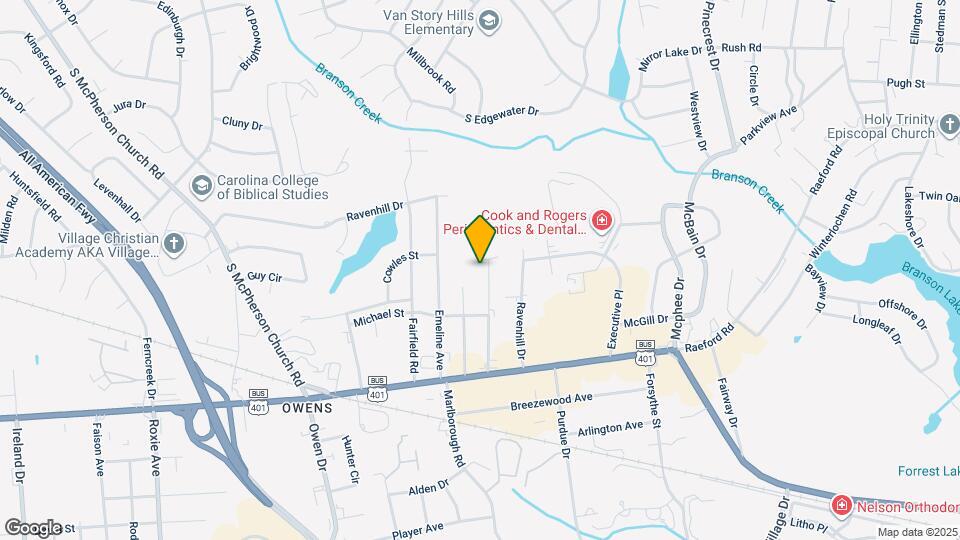 217 Willborough Ave Map and Location Details