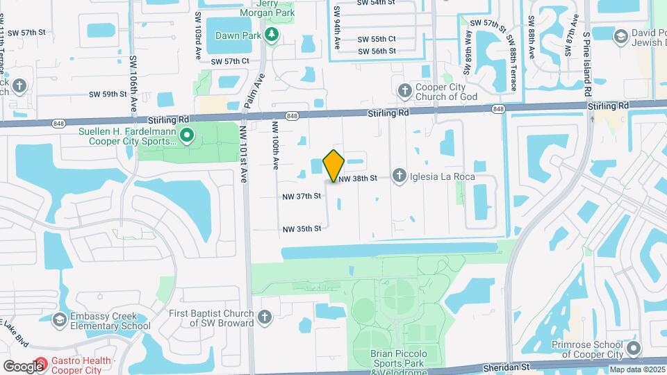 3801 NW 97th Ave Map and Location Details