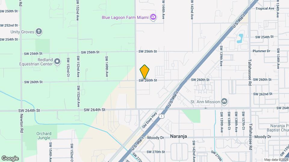 14590 SW 260th St Map and Location Details