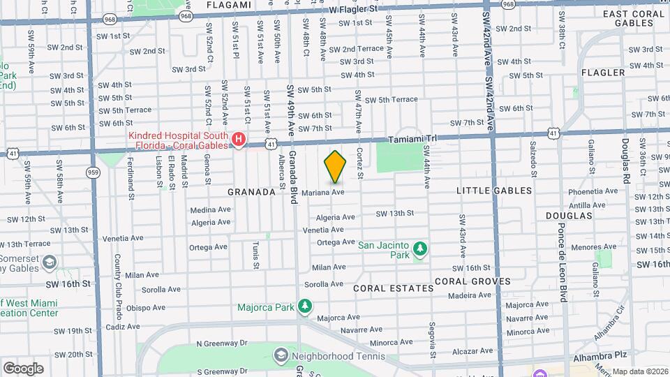 1015 Pizarro St Map and Location Details