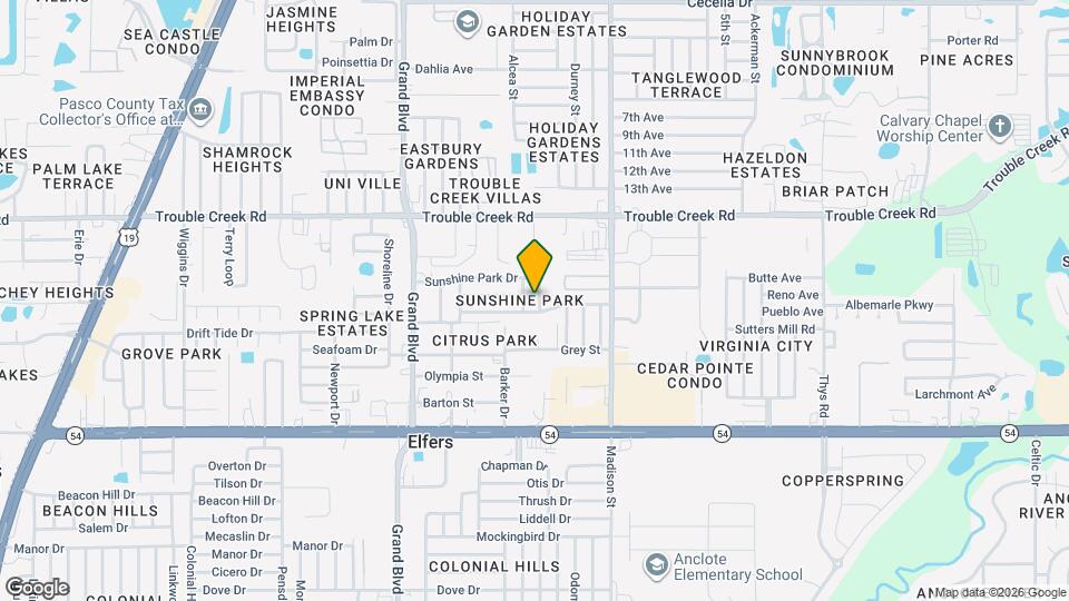 5844 Sunshine Park Dr Map and Location Details