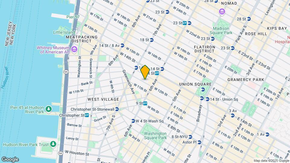 129 W 12th St Mapa y Detalles de la Ubicación