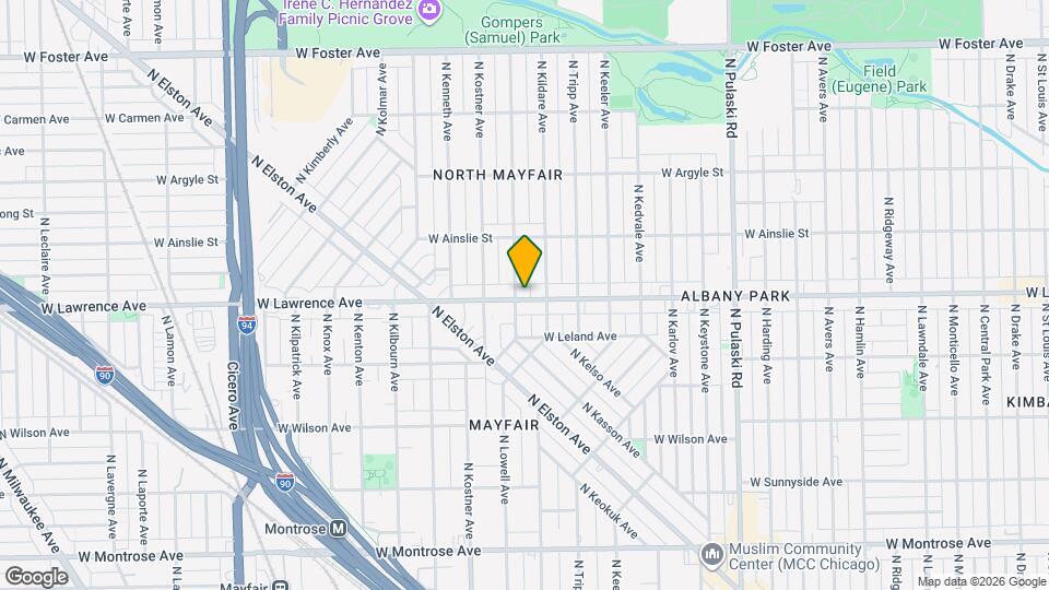 4318 W Lawrence Ave Map and Location Details