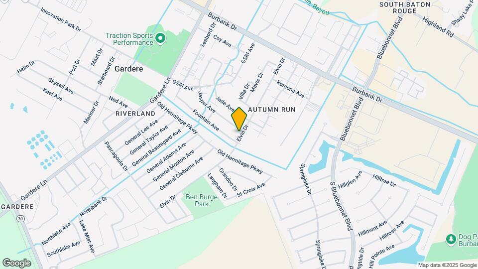 8645 Elvin Dr, Unit A Map and Location Details