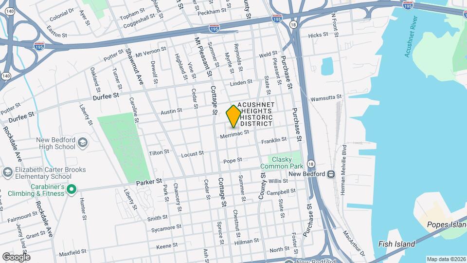 167 Merrimac St, Unit 2 Map and Location Details