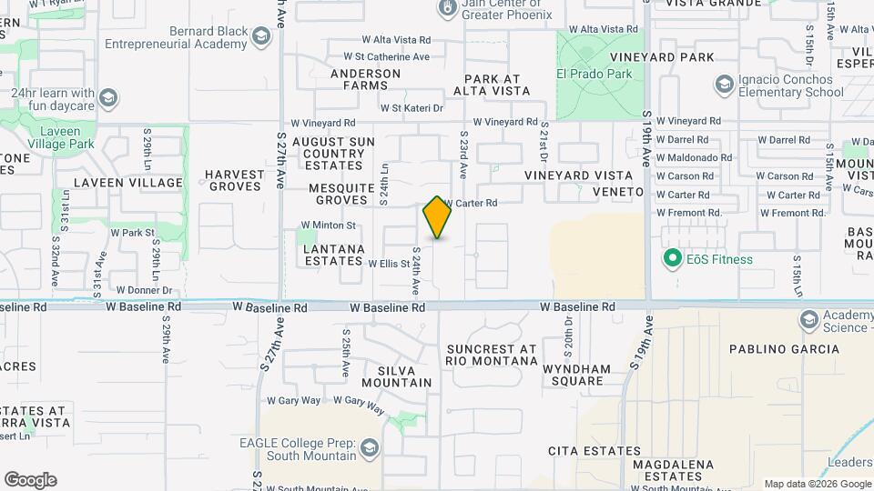 7319 S 23rd Dr Mapa y Detalles de la Ubicación