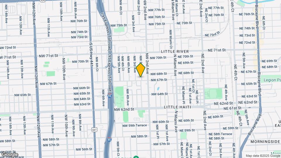 6700 NW 2nd Ct Map and Location Details