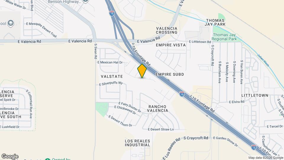 5020 E Butterweed Dr Map and Location Details