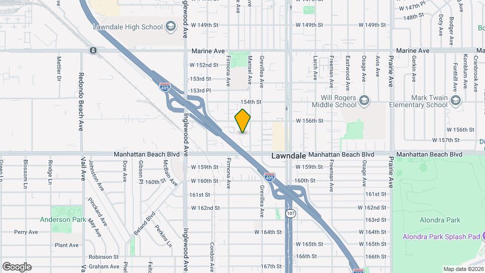 15634 Wharff Ln Map and Location Details
