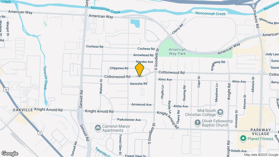 4197 Cottonwood Rd Map and Location Details