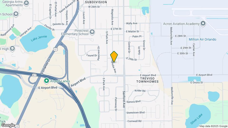 2917 Magnolia Ave Mapa y Detalles de la Ubicación