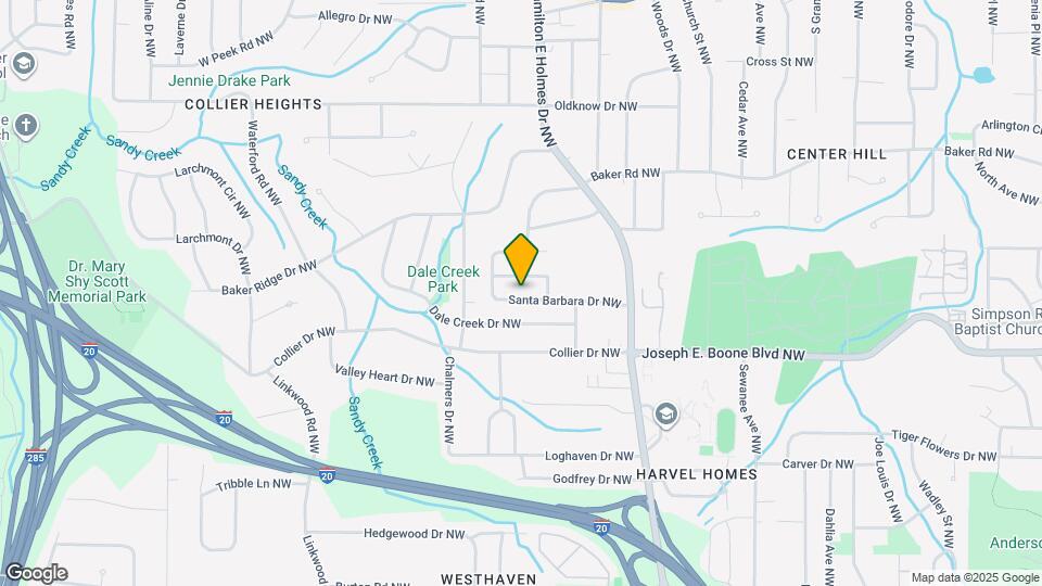 2643 Creekside Dr NW Map and Location Details