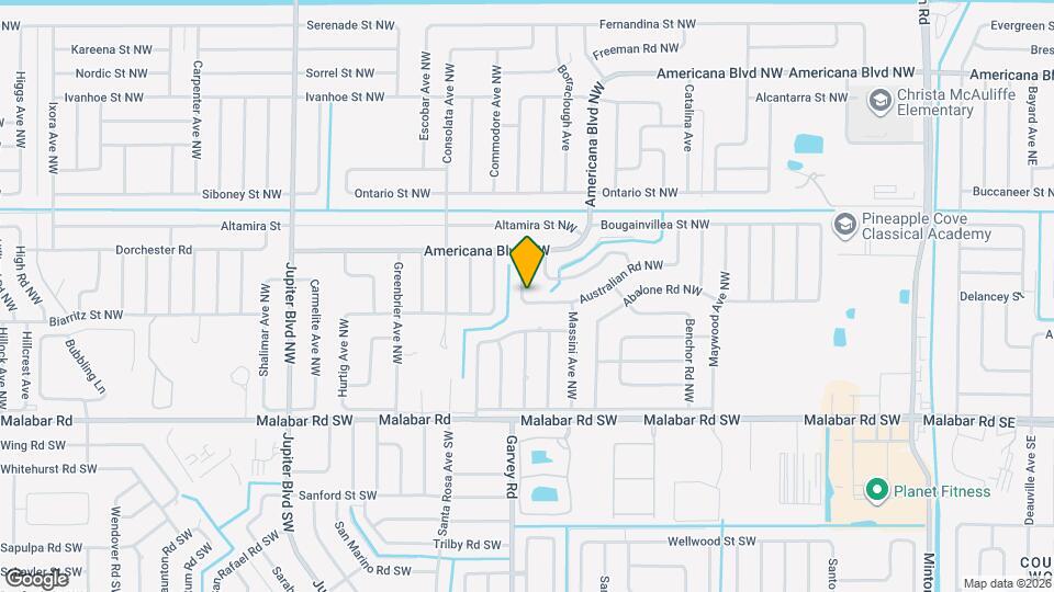 599 Australian Rd NW Map and Location Details