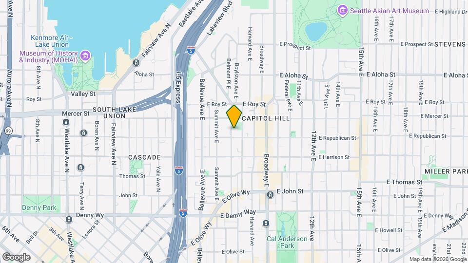 500 Belmont Ave E Map and Location Details