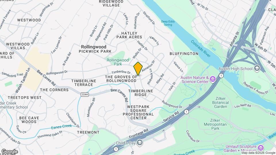 2700 Rollingwood Dr Map and Location Details