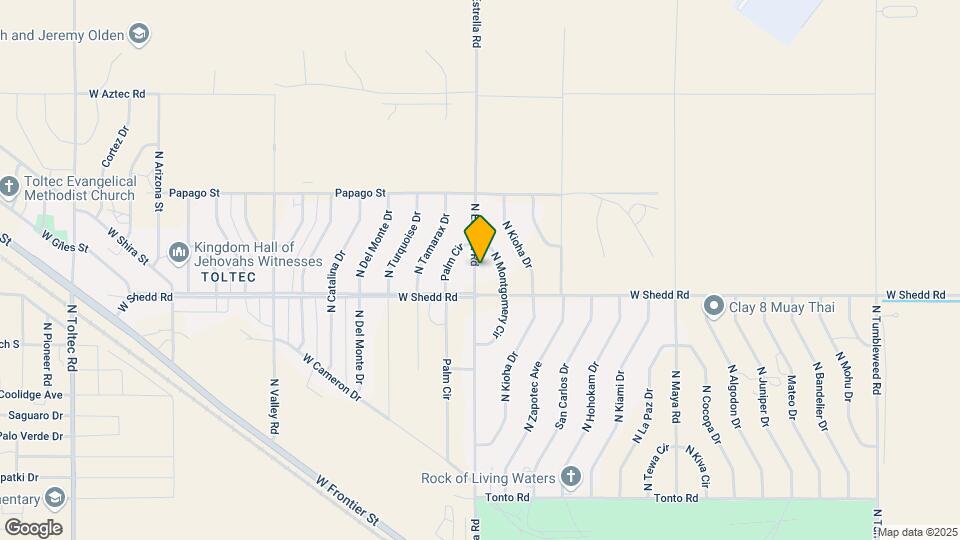 4025 N Estrella Rd Mapa y Detalles de la Ubicación