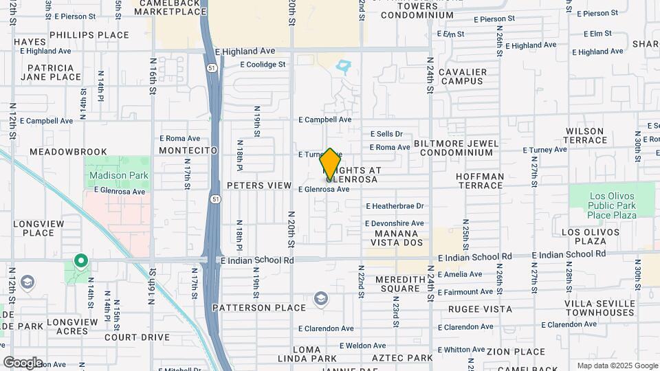 4301 N 21st St Map and Location Details