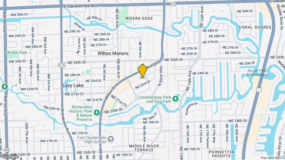 2299 NE 9th Ave Map and Location Details