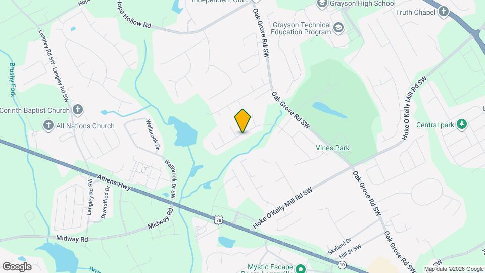 220 Lake Valley Dr SW Mapa y Detalles de la Ubicación