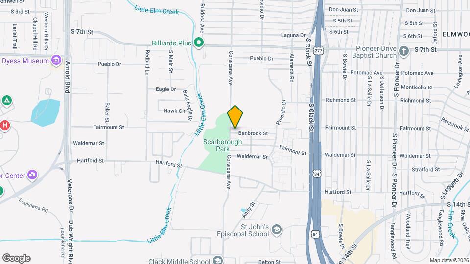 5348 Benbrook St Map and Location Details