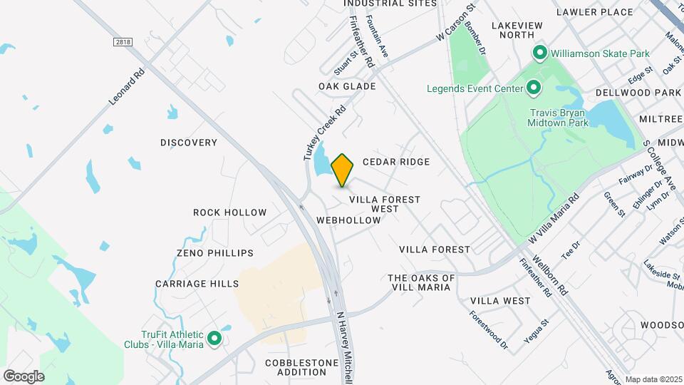 2810 Forest Bend Dr Map and Location Details