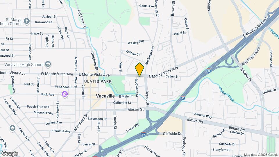 806 E Monte Vista Ave Mapa y Detalles de la Ubicación