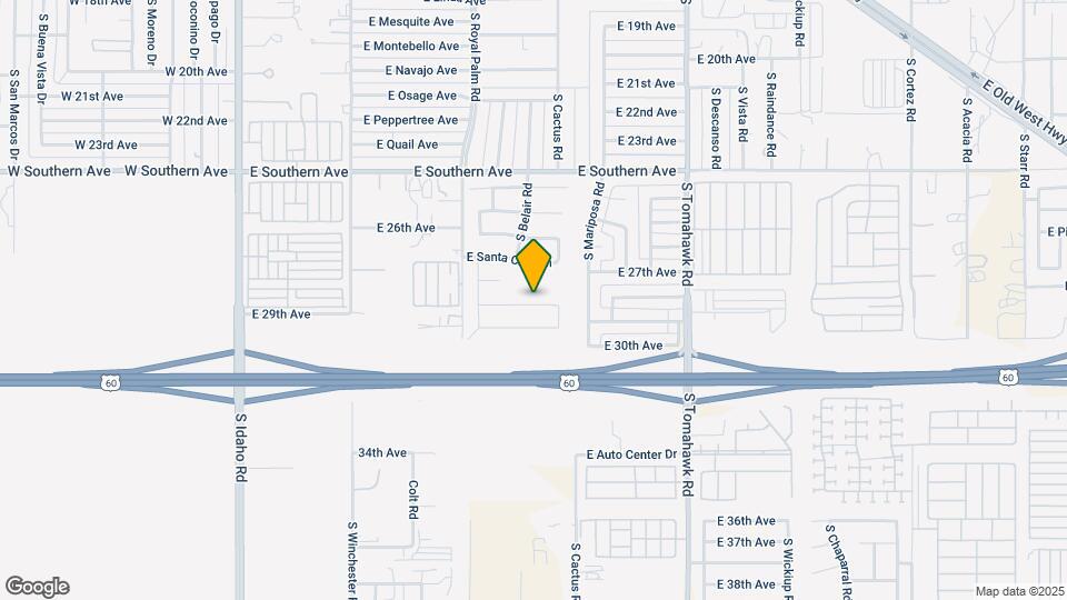 1028 E Graham Ln Map and Location Details
