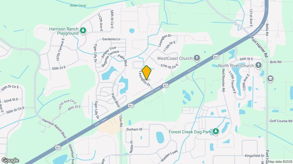 5312 Lexington Dr Map and Location Details