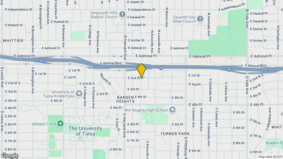 203 S Jamestown Ave Map and Location Details