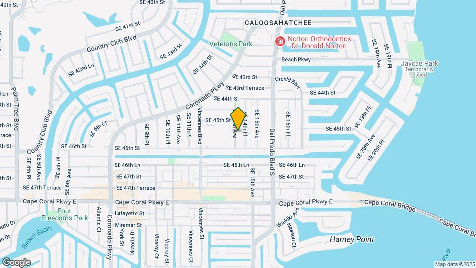 4519 SE 14th Ave Map and Location Details