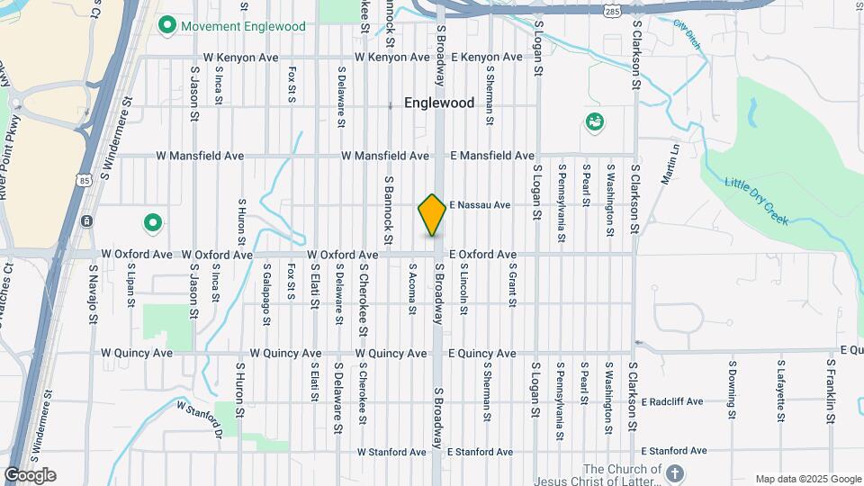 4085 S Broadway Mapa y Detalles de la Ubicación