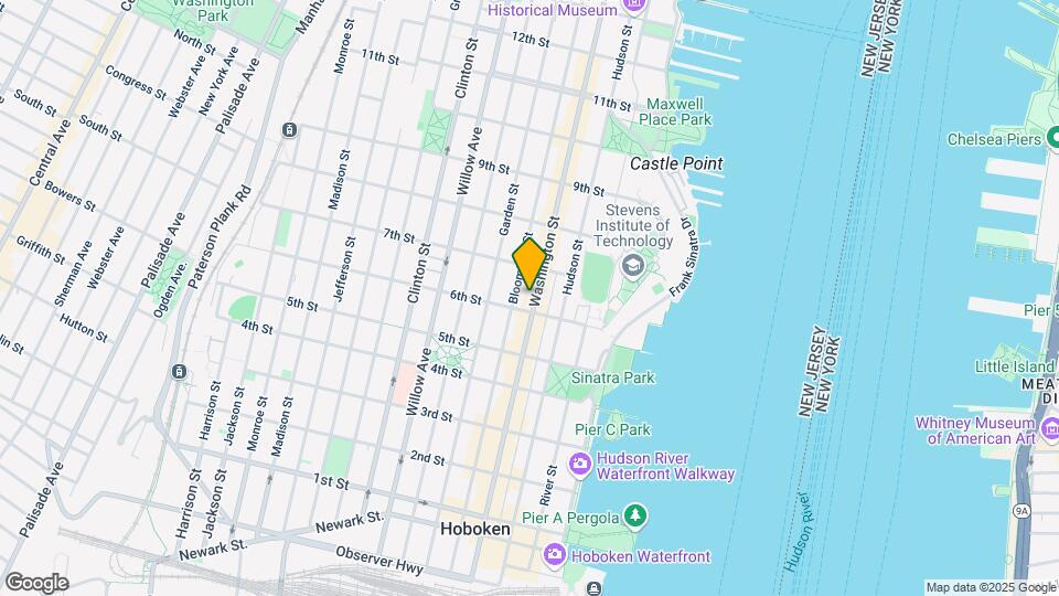 608 Washington St, Unit 3rd floor Map and Location Details