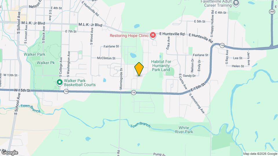 1292 S Kingfisher Ln Mapa y Detalles de la Ubicación