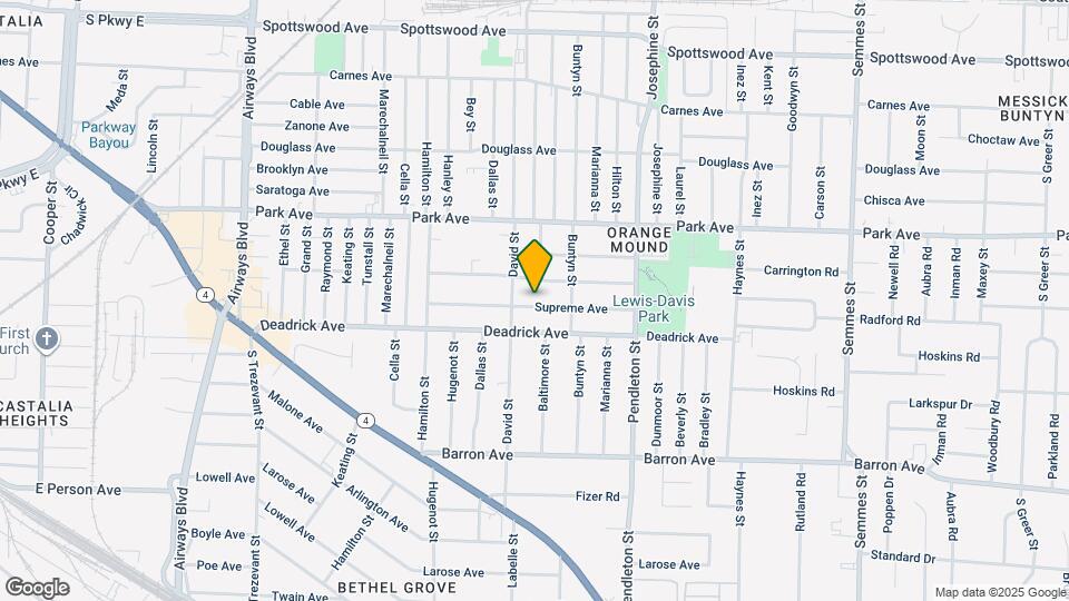 2660 Supreme Ave Map and Location Details