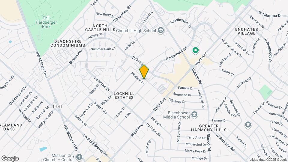 1607 Pinetum Dr Map and Location Details