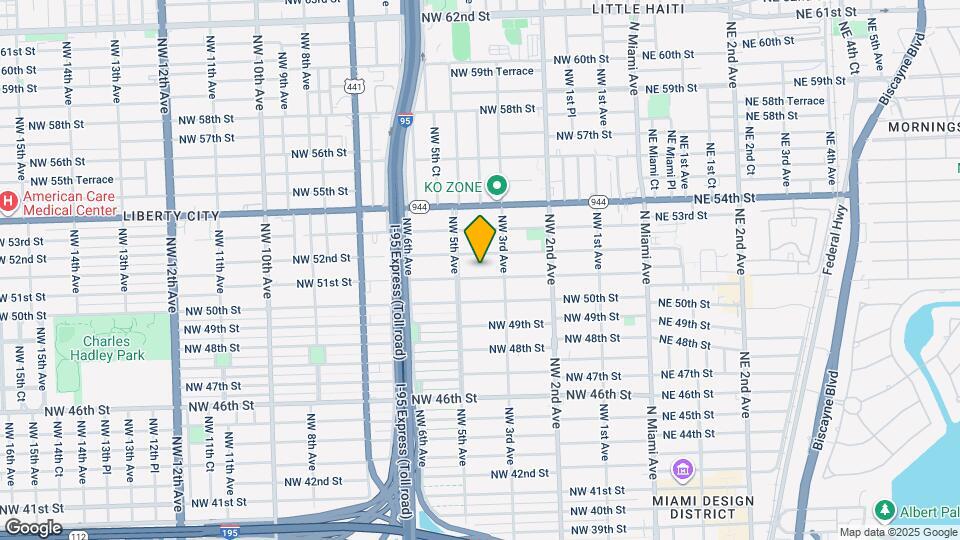 401 NW 51st St Mapa y Detalles de la Ubicación