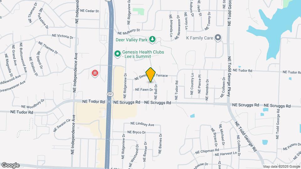 1133 NE Banner Dr Map and Location Details