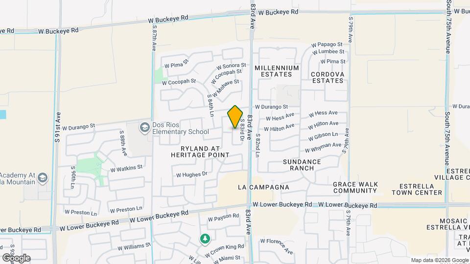 2035 S 83rd Ln Mapa y Detalles de la Ubicación