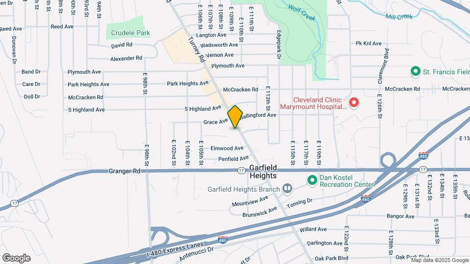 5210 Turney Rd Map and Location Details