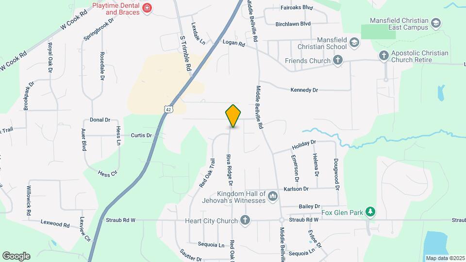 1655 Riva Ridge Dr Map and Location Details